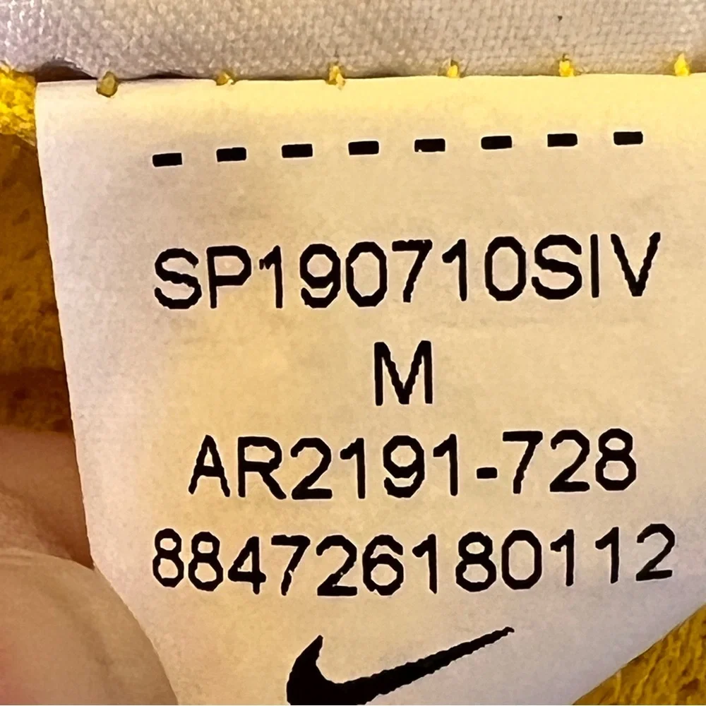 Nike Sportswear Windrunner Hooded Windbreaker Jacket Nylon Yellow Size M Men’s - Picture 16 of 16